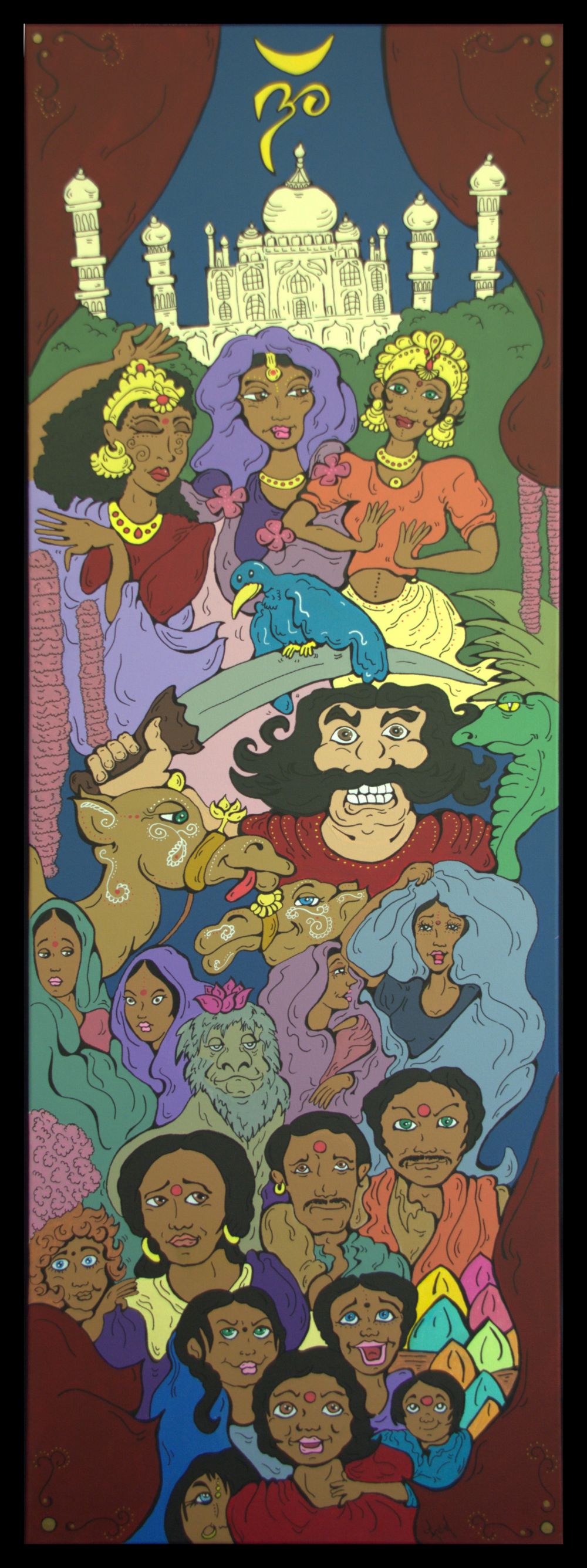 Triptyque indien